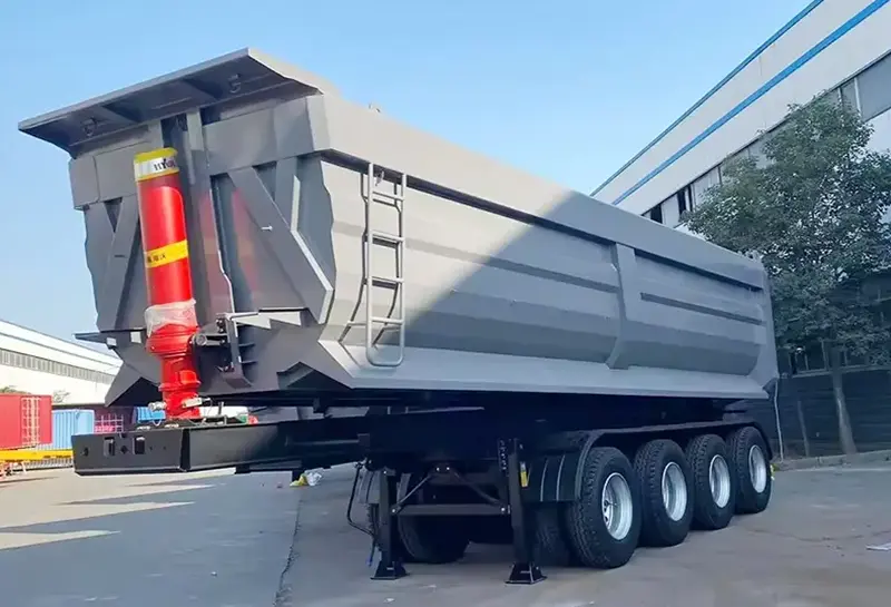 Sinotruk Howo Semi Truck Dump Trailer-4
