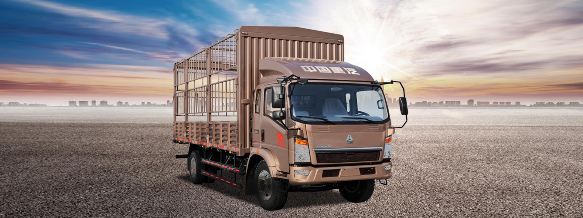 howo dump truck side view