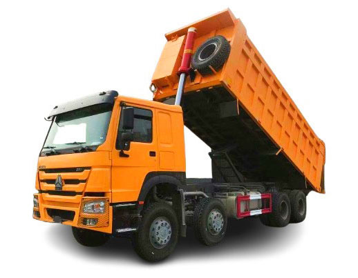 howo trucks dump view, howo dump truck dimension