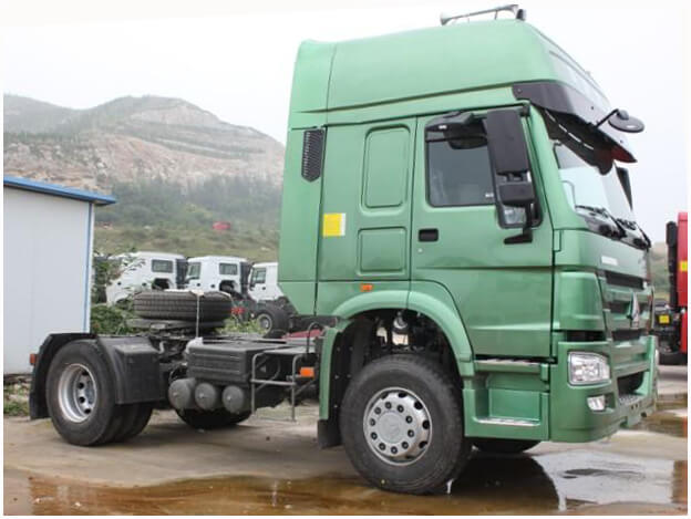 dump truck side view howo